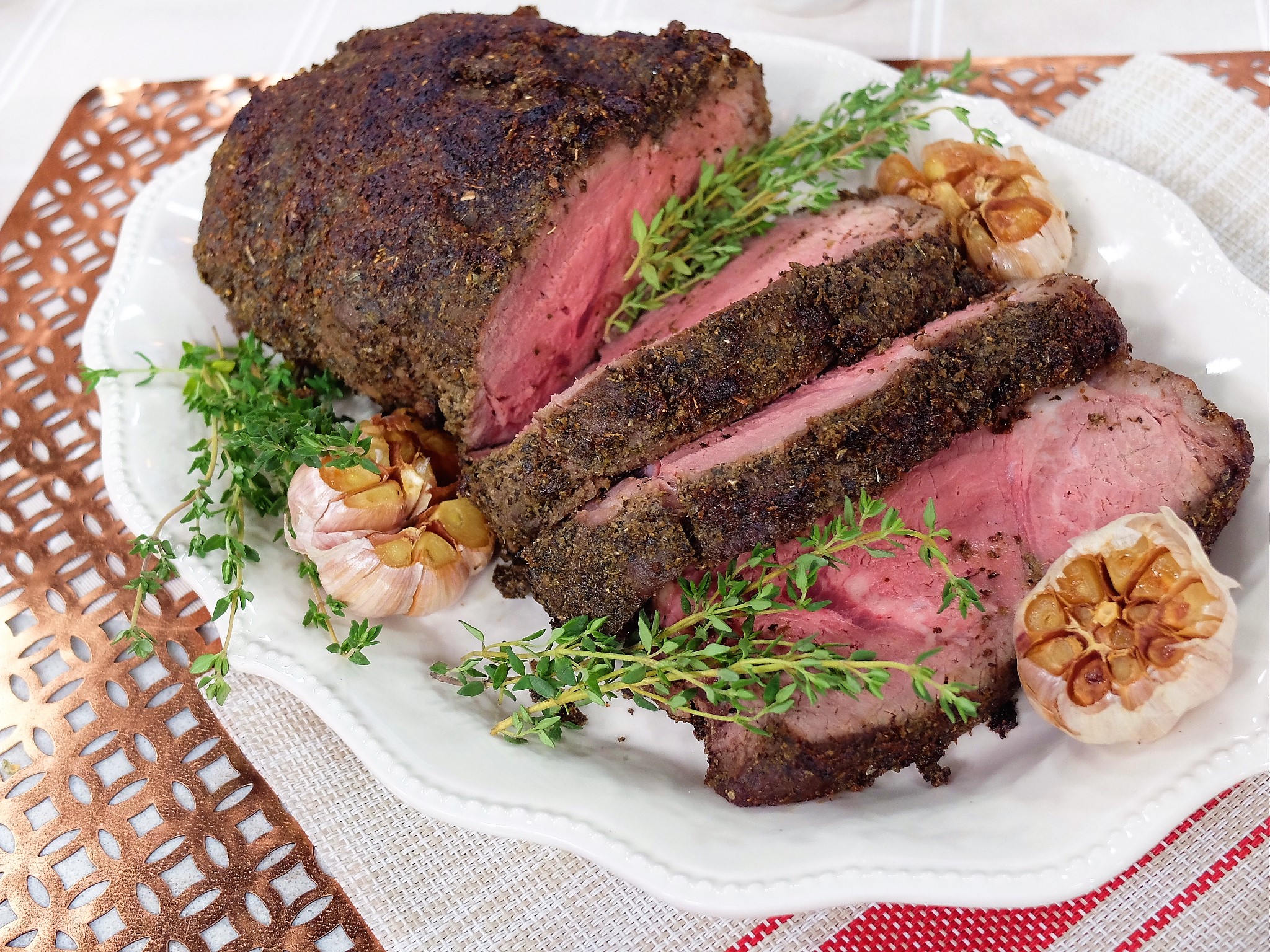 Make-ahead herb-crusted rib roast | cami cooks